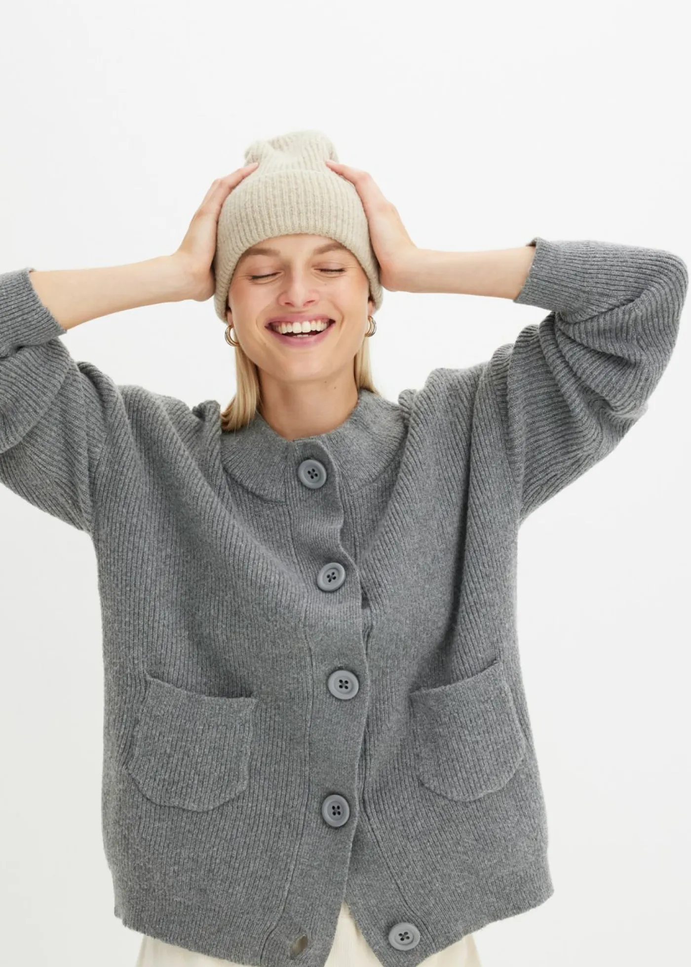 Best Chaqueta holgada de punto Mujer Jerséis|Ropa De Punto