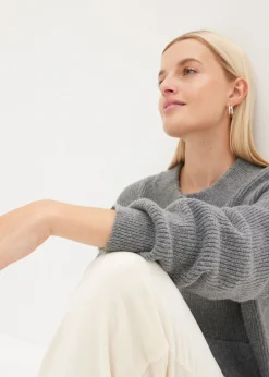 Best Chaqueta holgada de punto Mujer Jerséis|Ropa De Punto