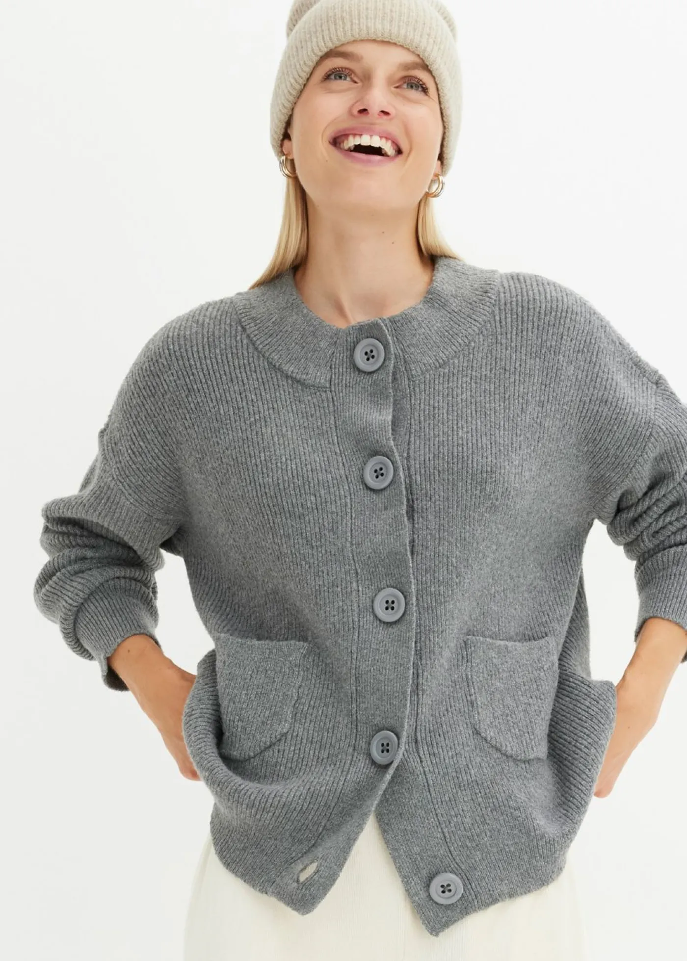 Best Chaqueta holgada de punto Mujer Jerséis|Ropa De Punto