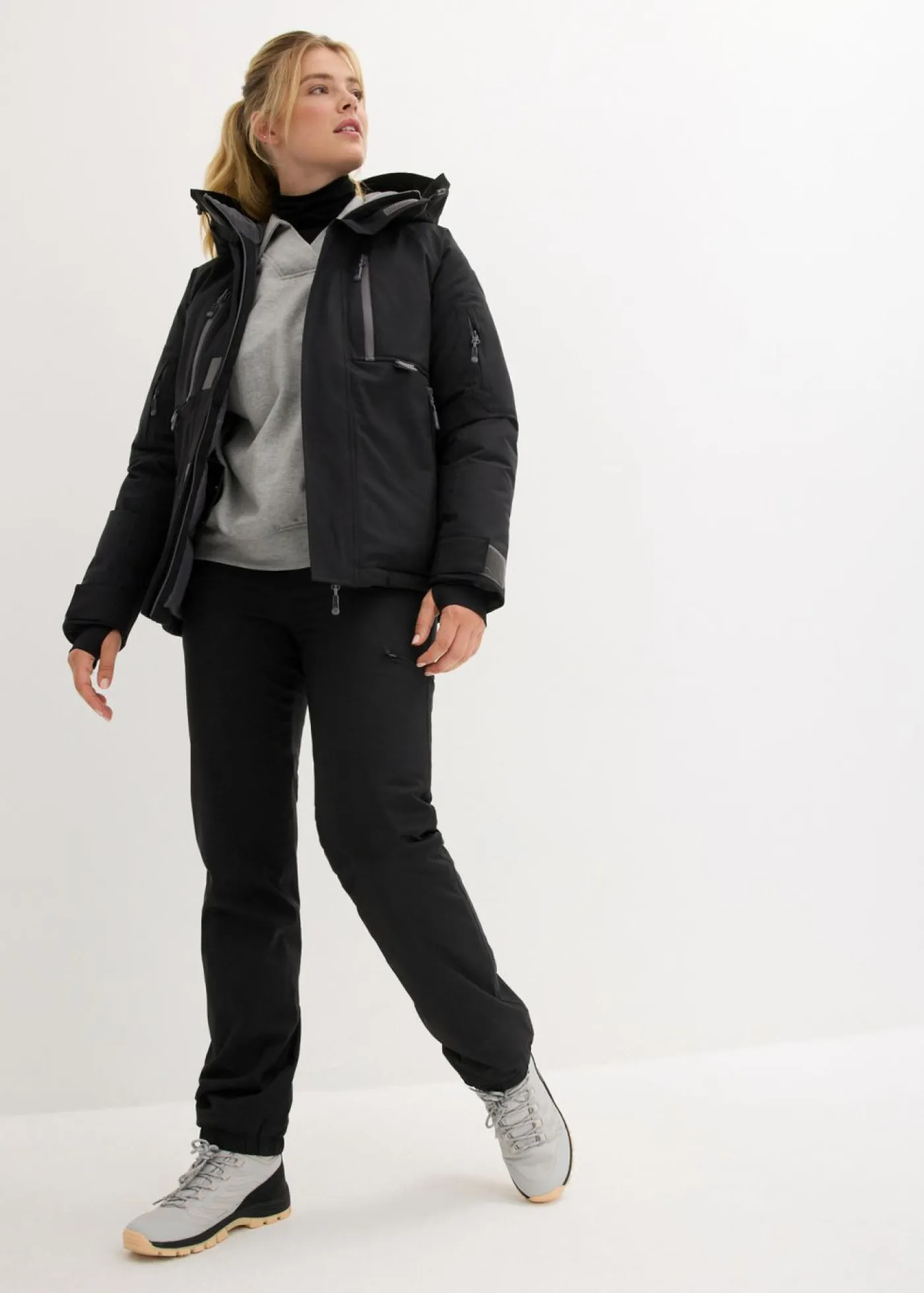 Discount Chaqueta impermeable de esquí con protector antinieve Mujer Ropa Para El Aire Libre|Ropa Deportiva