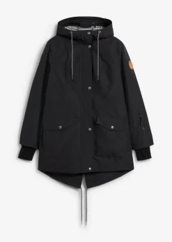 Chaqueta larga 3 en 1 con prácticos bolsillos Mujer Ropa Térmica|Chaquetas Y Abrigos