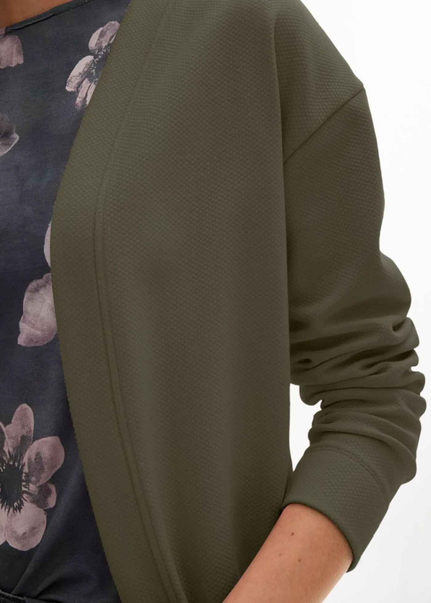 Discount Chaqueta larga de chándal en suave mezcla de algodón Mujer Ropa Cómoda