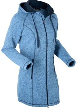 Clearance Chaqueta larga de forro polar con capucha Mujer Ropa Cómoda|Chaquetas Y Abrigos
