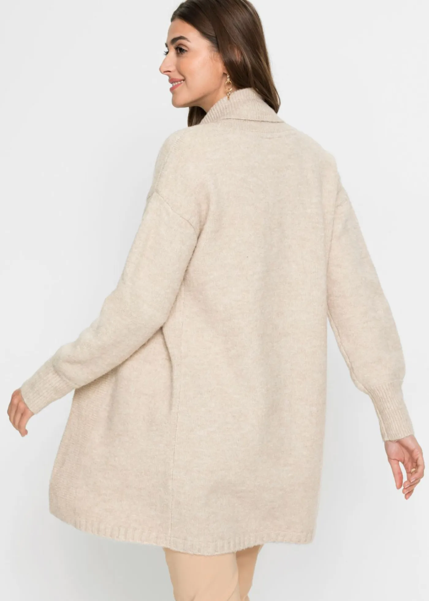 Hot Chaqueta larga de punto Mujer Básicos|Jerséis