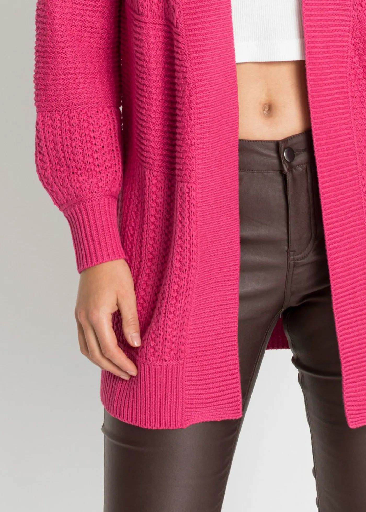 New Chaqueta larga de punto Mujer Jerséis|Ropa De Punto