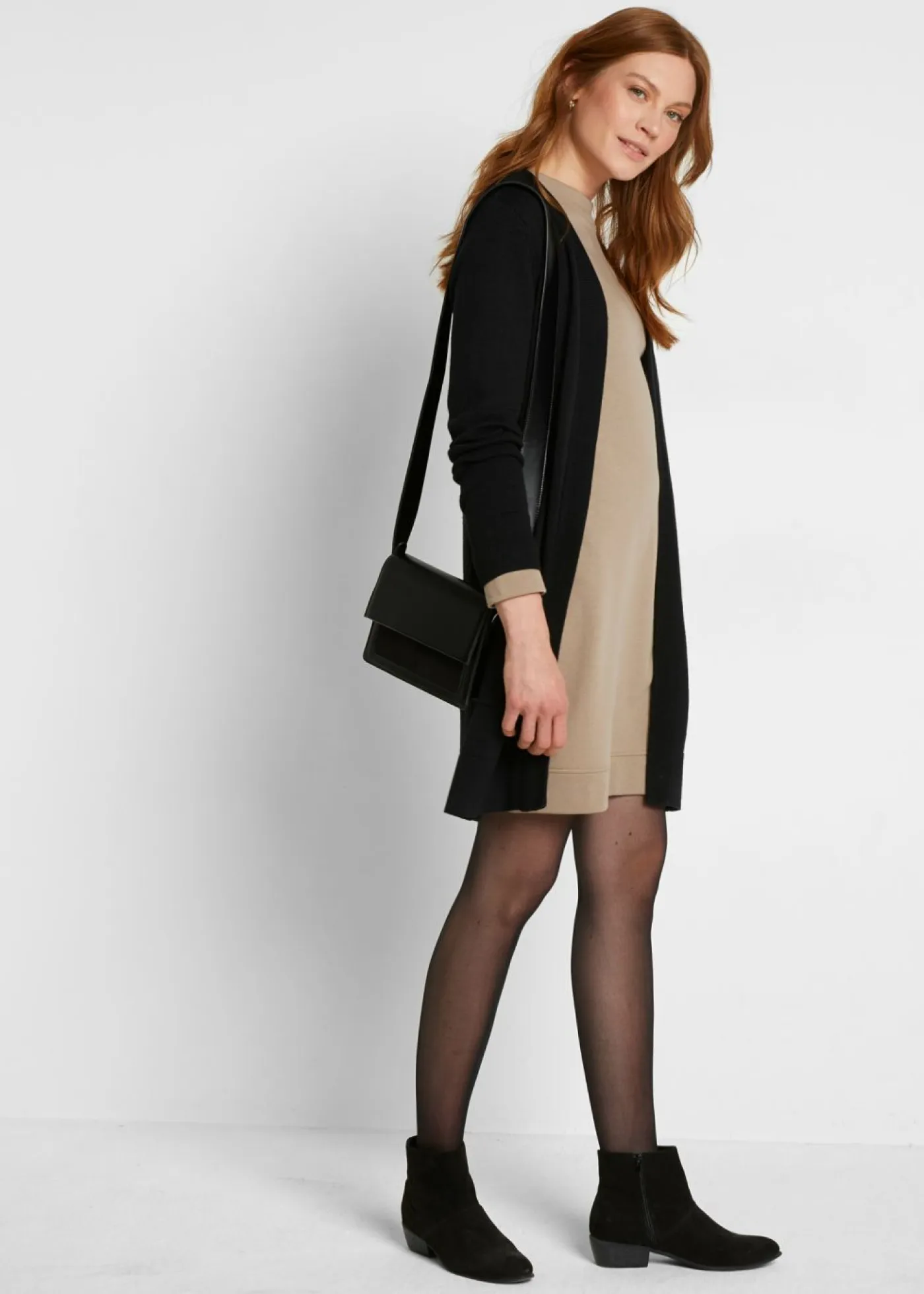 Sale Chaqueta larga de punto Mujer Básicos|Jerséis