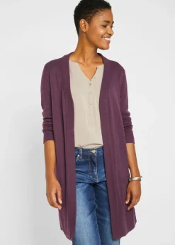 Online Chaqueta larga de punto Mujer Básicos|Jerséis