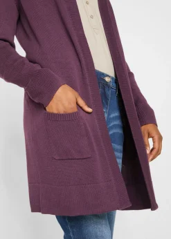 Online Chaqueta larga de punto Mujer Básicos|Jerséis