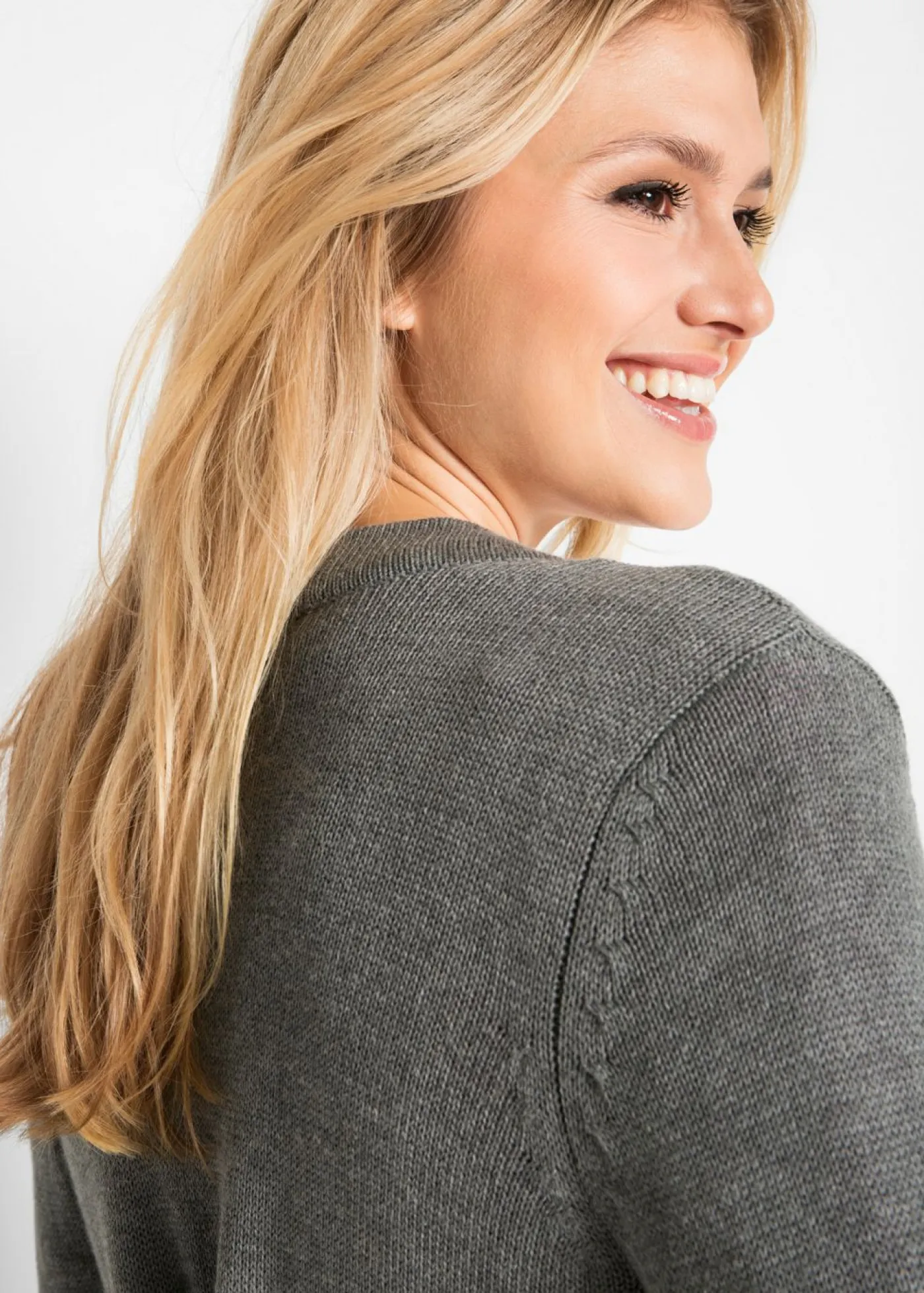 Best Chaqueta larga de punto Mujer Básicos|Jerséis