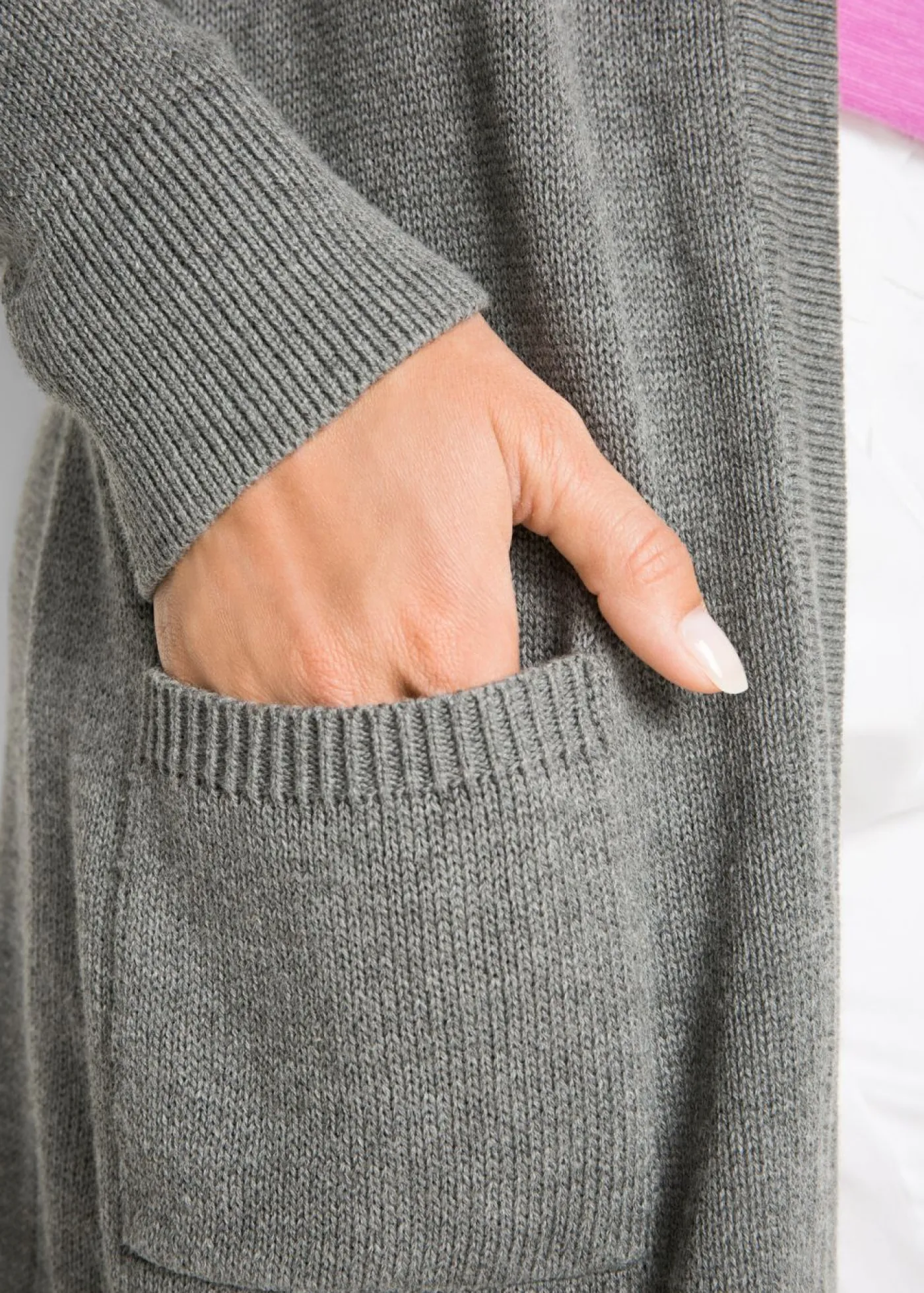Best Chaqueta larga de punto Mujer Básicos|Jerséis