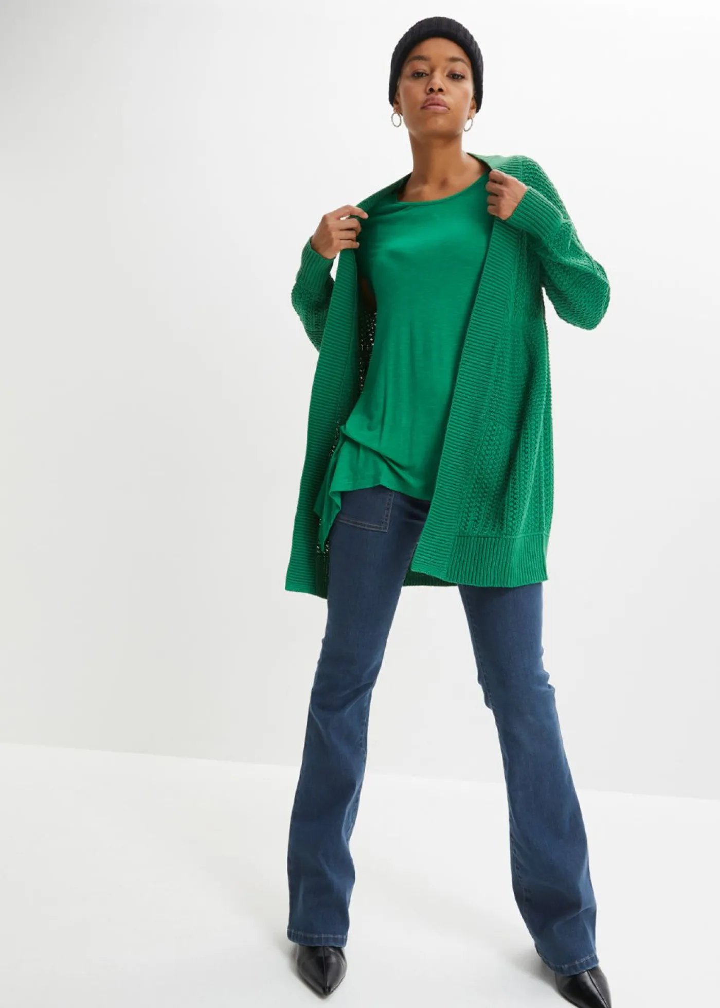Best Chaqueta larga de punto Mujer Jerséis|Ropa De Punto
