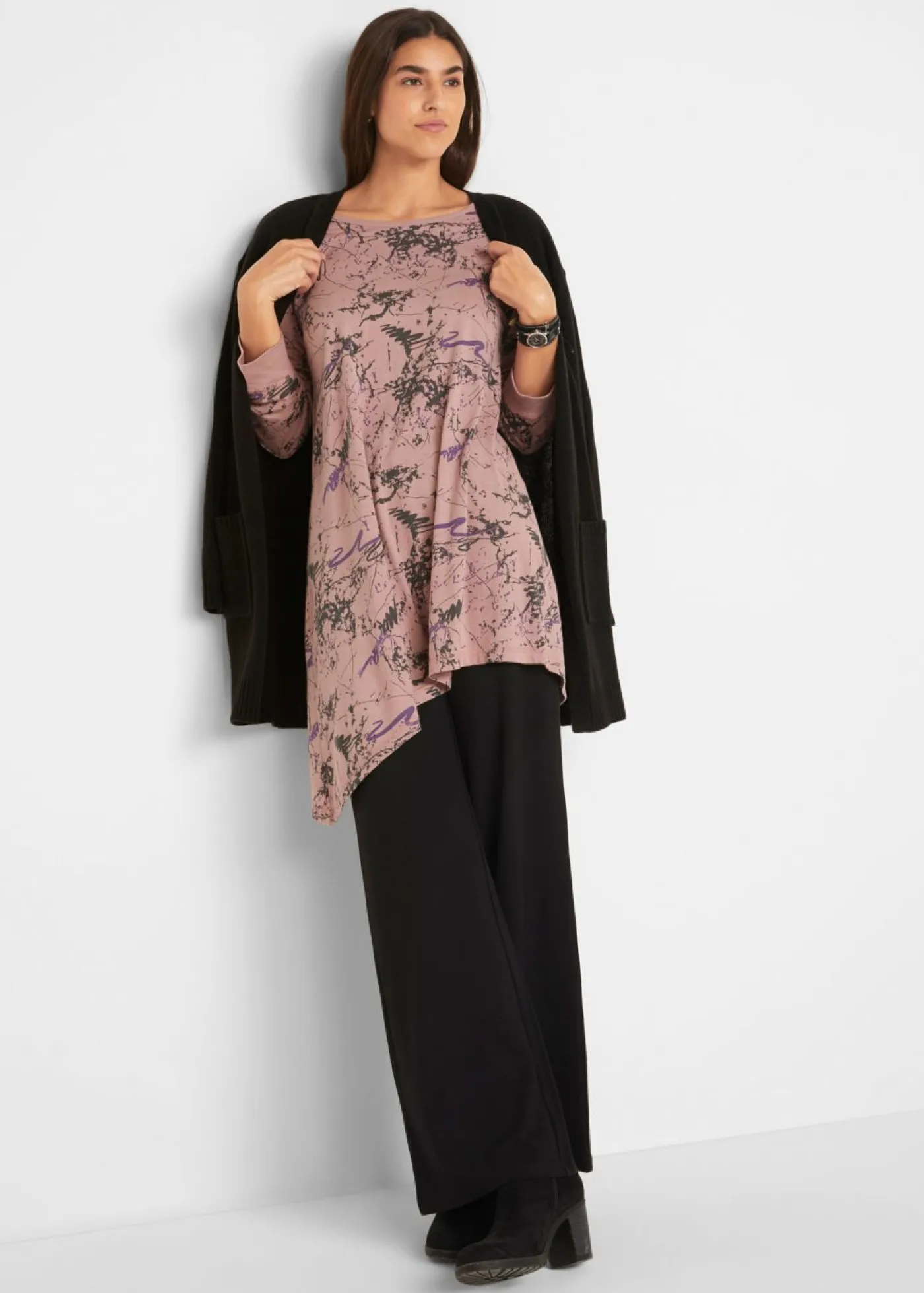 Discount Chaqueta larga de punto Mujer Básicos|Jerséis