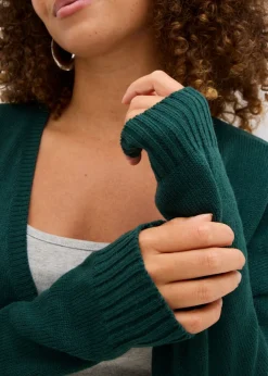 New Chaqueta larga de punto Mujer Básicos|Jerséis