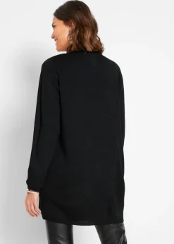 Sale Chaqueta larga de punto con tachuelas Mujer Jerséis|Ropa De Punto