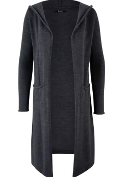 Hot Chaqueta larga de punto con capucha Mujer Jerséis|Ropa De Punto
