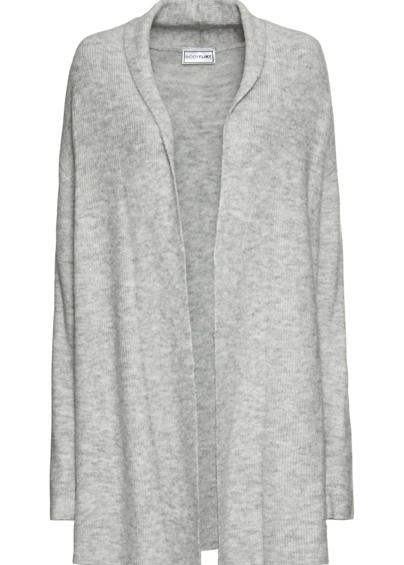 Chaqueta larga de punto con cuello tipo chal Mujer Jerséis|Ropa De Punto