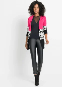 Discount Chaqueta larga de punto de canalé Mujer Jerséis|Ropa De Punto
