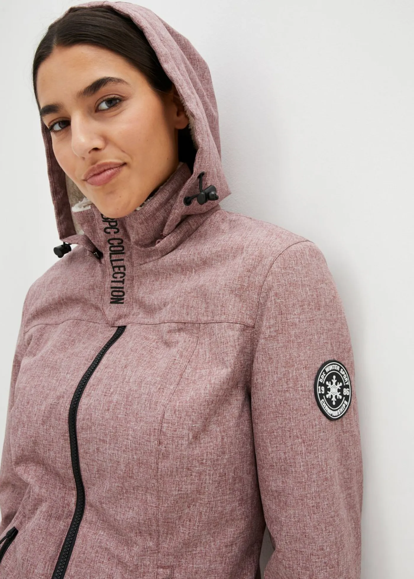 Outlet Chaqueta larga funcional impermeable para exteriores con forro polar Mujer Chaquetas Y Abrigos