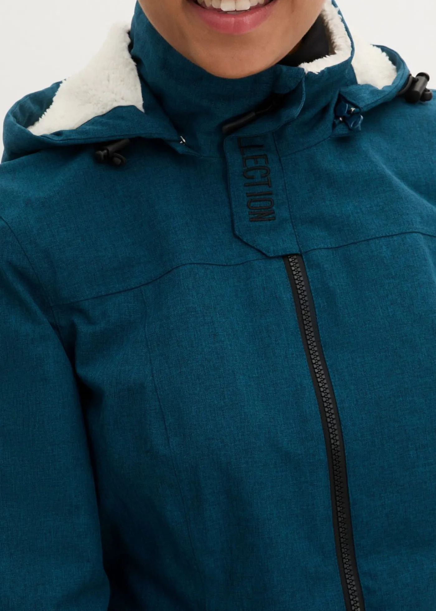 Best Chaqueta larga funcional impermeable para exteriores con forro polar Mujer Chaquetas Y Abrigos