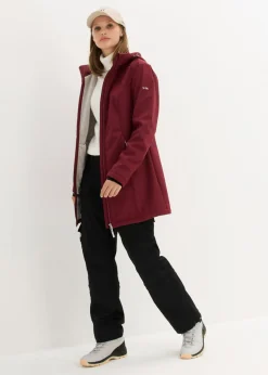 Sale Chaqueta larga funcional softshell repelente al agua, forro polar suave Mujer Chaquetas Y Abrigos