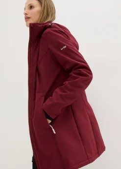 Sale Chaqueta larga funcional softshell repelente al agua, forro polar suave Mujer Chaquetas Y Abrigos