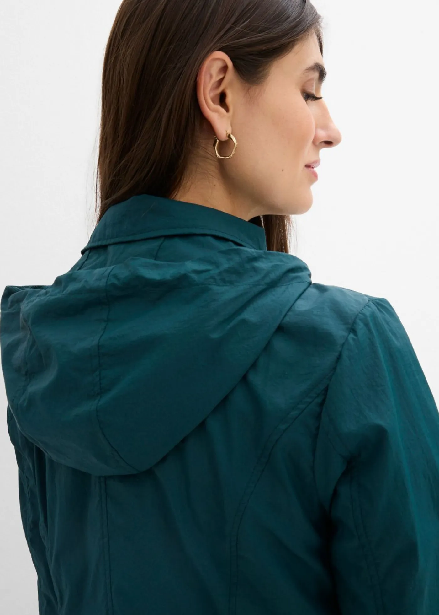 Online Chaqueta ligera de entretiempo con capucha Mujer Chaquetas Y Abrigos