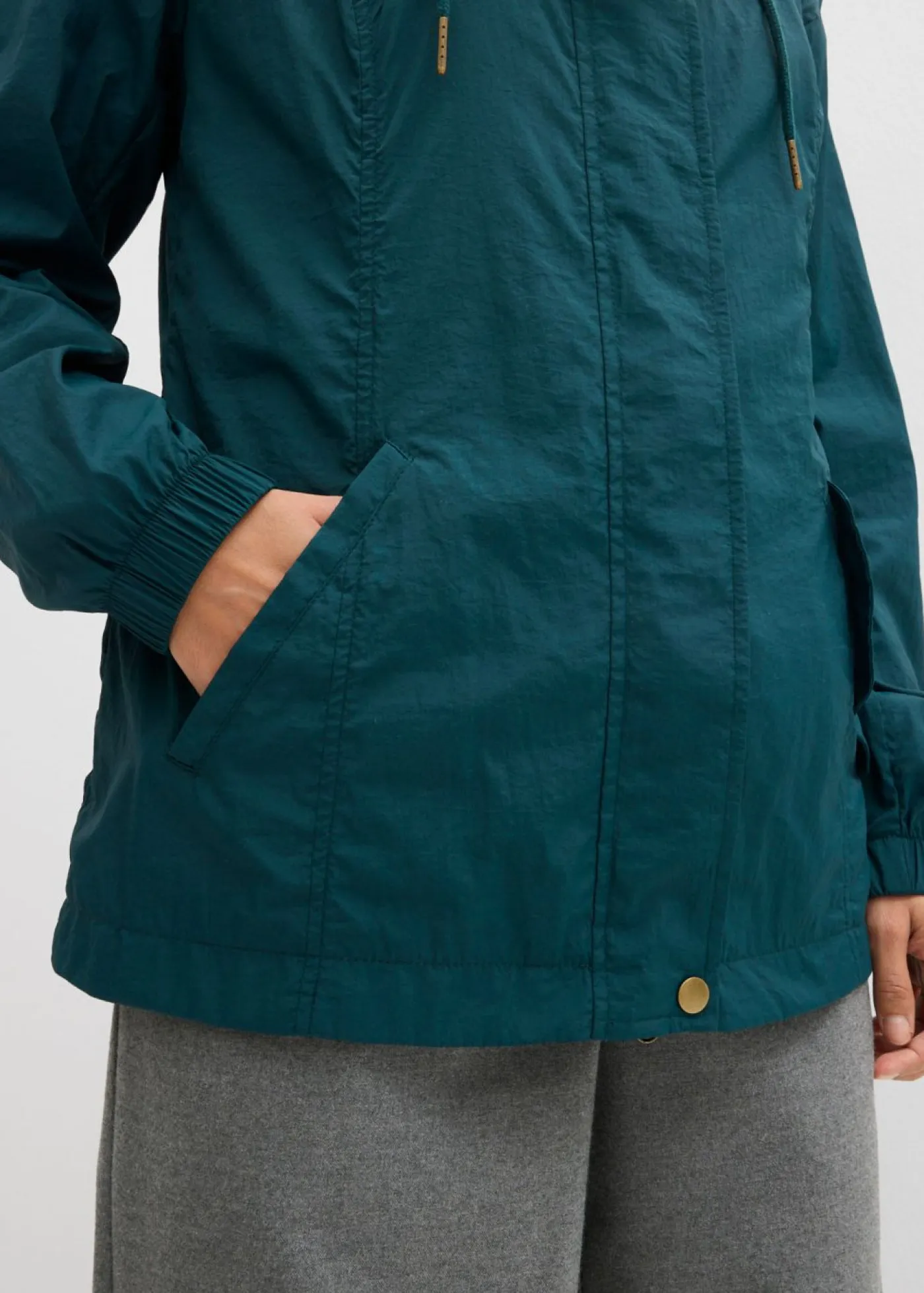 Online Chaqueta ligera de entretiempo con capucha Mujer Chaquetas Y Abrigos