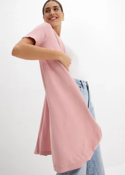 Outlet Chaqueta ligera de viscosa suave Mujer Básicos|Camisetas