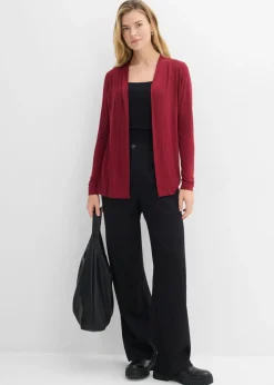 Chaqueta ligera de viscosa suave Mujer Básicos|Camisetas