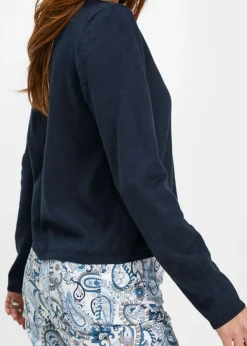 Outlet Chaqueta lisa de punto fino Mujer Jerséis|Ropa De Punto
