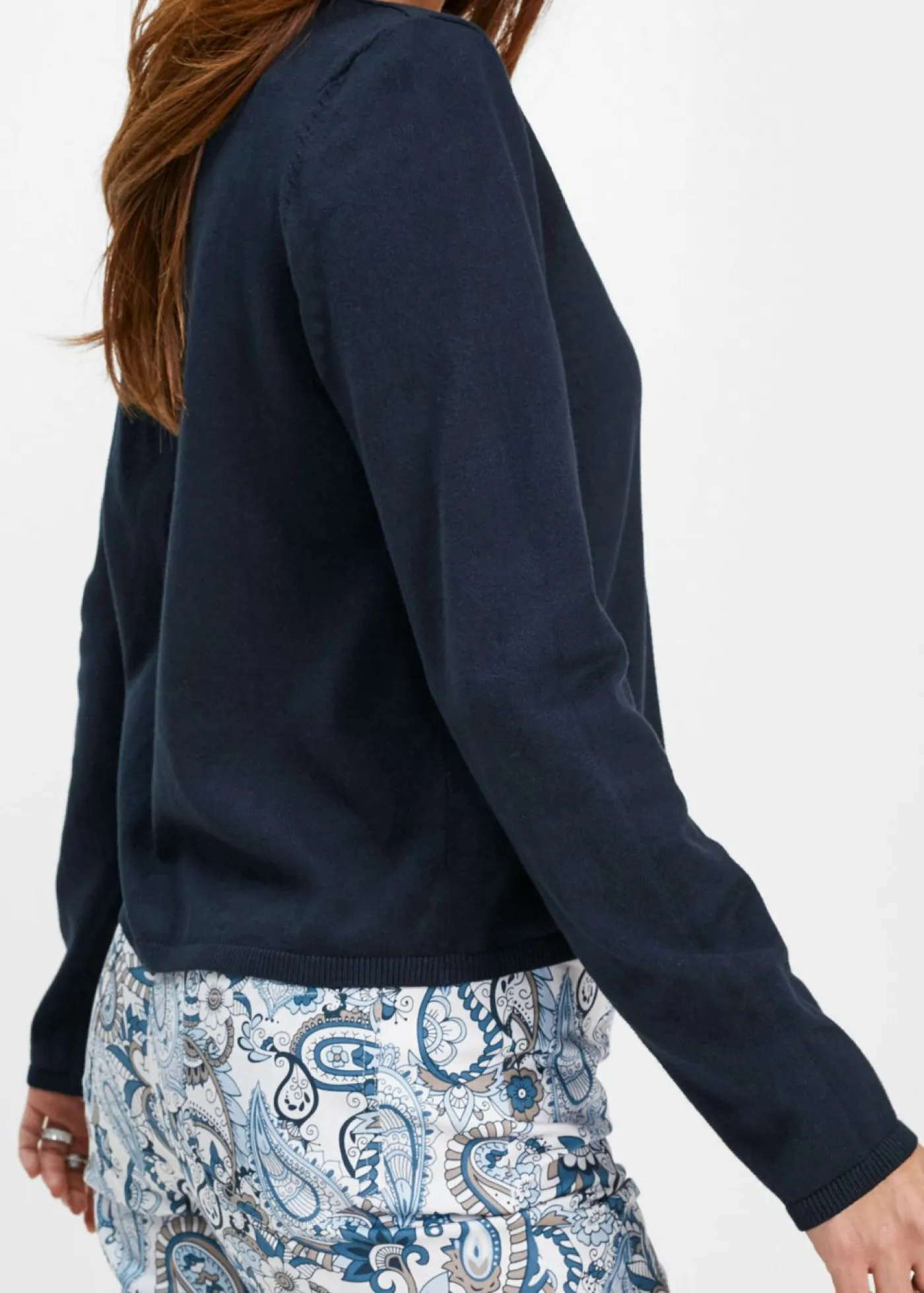 Outlet Chaqueta lisa de punto fino Mujer Jerséis|Ropa De Punto