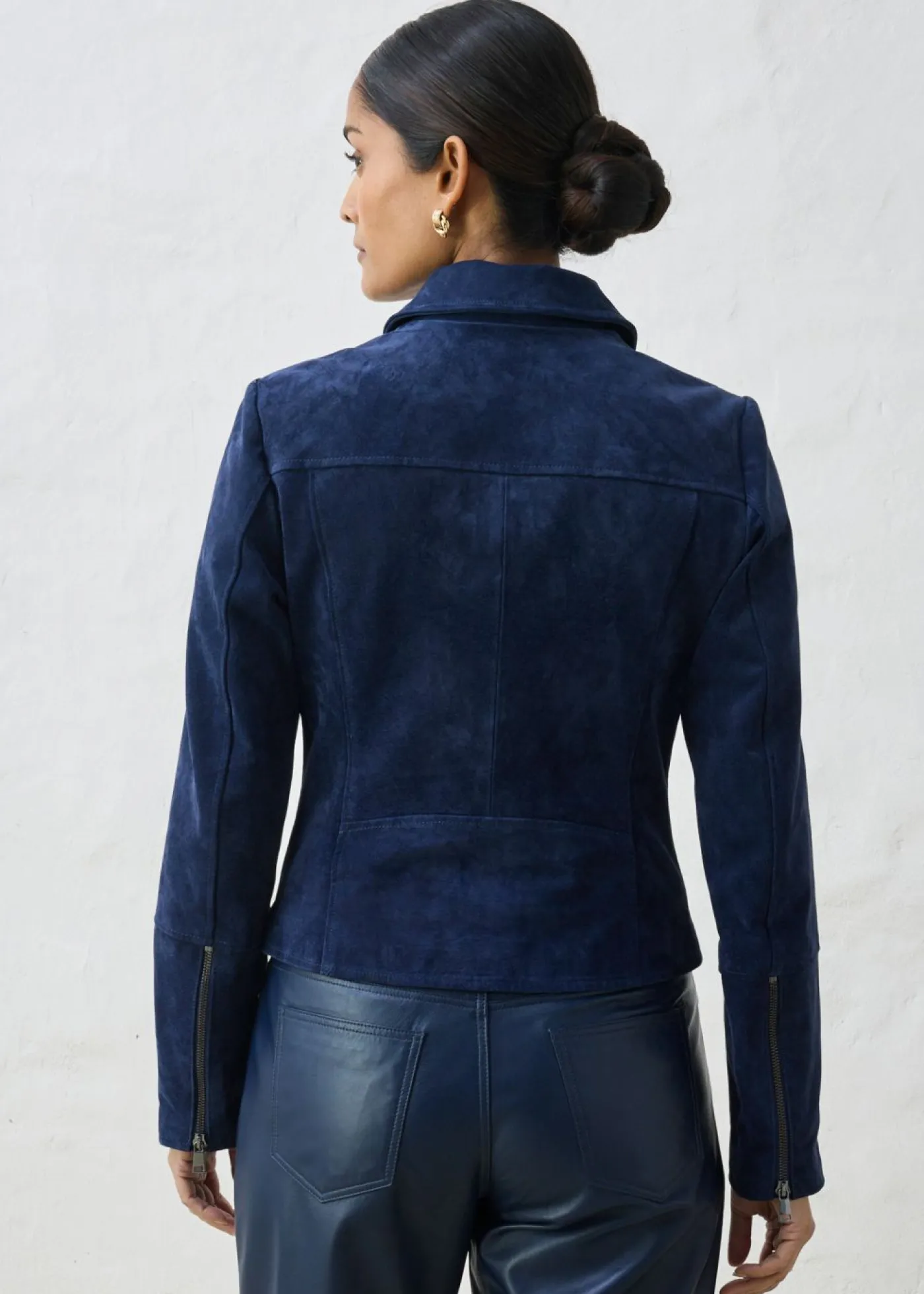 Best Chaqueta motera de ante Mujer Premium|Chaquetas Y Abrigos