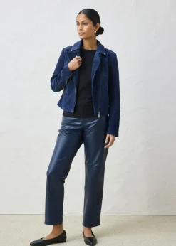 Best Chaqueta motera de ante Mujer Premium|Chaquetas Y Abrigos
