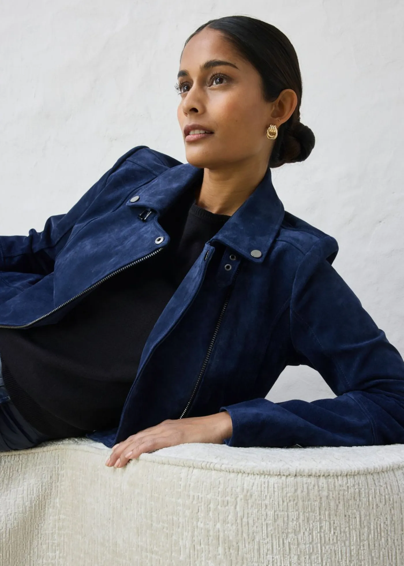 Best Chaqueta motera de ante Mujer Premium|Chaquetas Y Abrigos