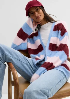 Hot Chaqueta oversize de punto Mujer Jerséis|Ropa De Punto