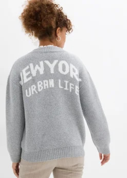 Sale Chaqueta oversize de punto Mujer Jerséis|Ropa De Punto