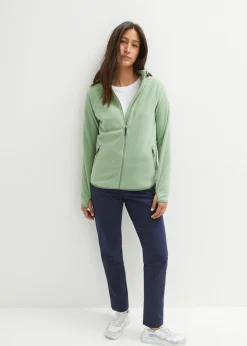 Best Chaqueta polar con bolsillos con cremallera Mujer Ropa Térmica|Ropa Cómoda