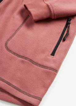 New Chaqueta polar con bolsillos con cremallera Mujer Ropa Cómoda|Chaquetas Y Abrigos