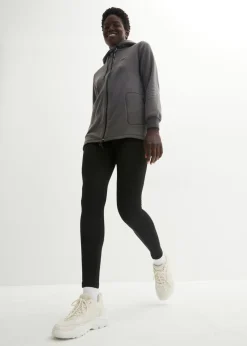 Online Chaqueta polar con bolsillos con cremallera Mujer Ropa Cómoda|Chaquetas Y Abrigos