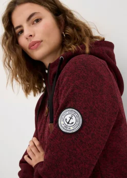 Discount Chaqueta polar con capucha Mujer Ropa Cómoda|Chaquetas Y Abrigos
