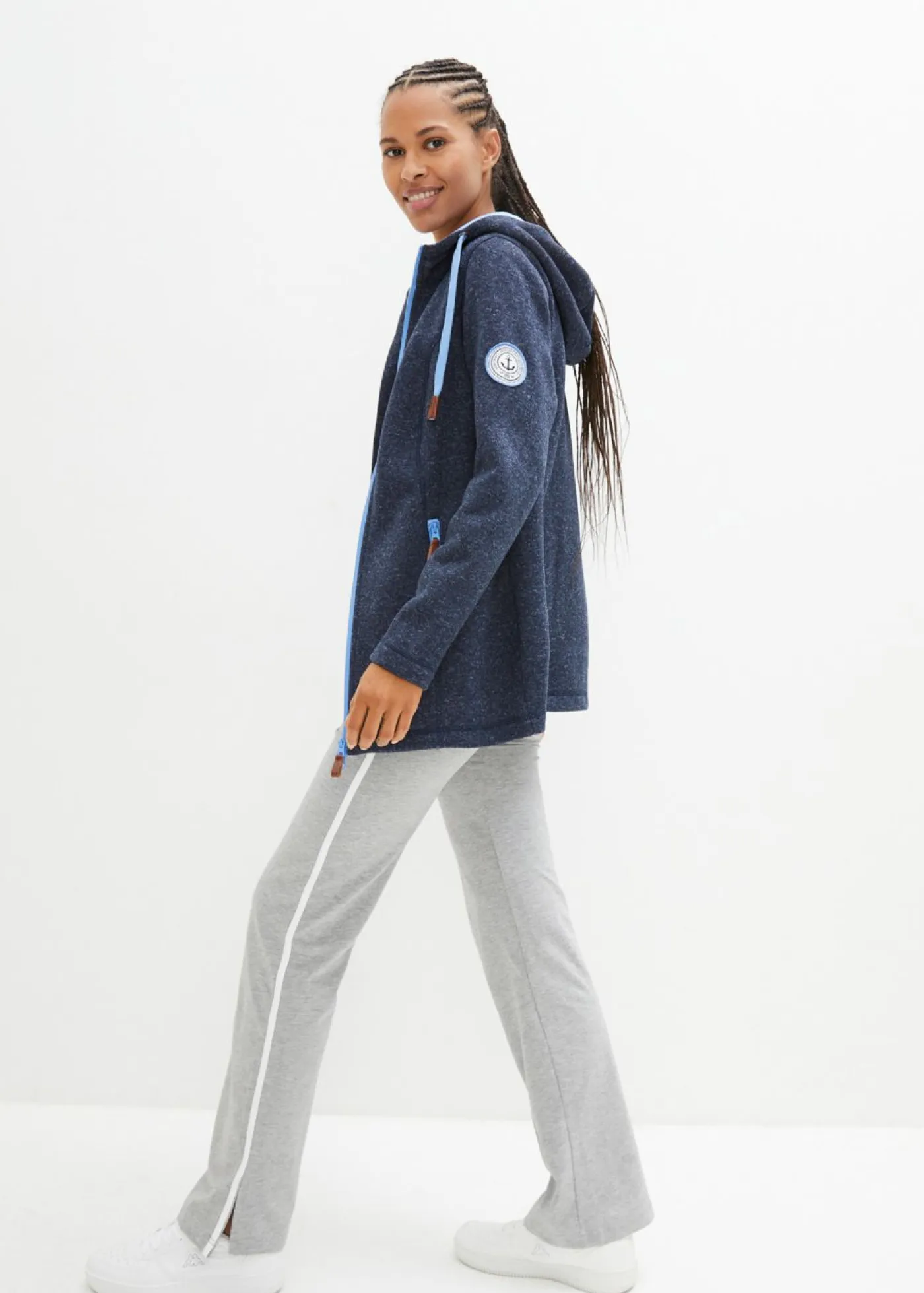 Online Chaqueta polar con capucha Mujer Ropa Cómoda|Chaquetas Y Abrigos