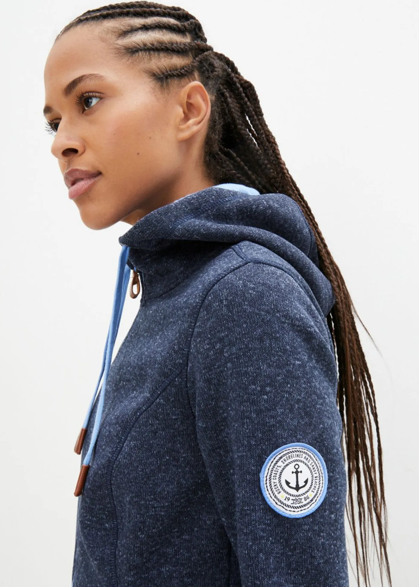 Online Chaqueta polar con capucha Mujer Ropa Cómoda|Chaquetas Y Abrigos