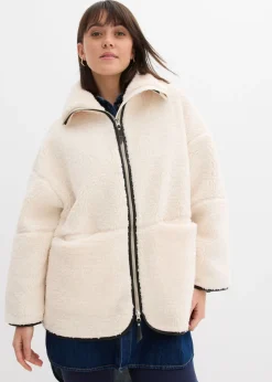 Sale Chaqueta polar con corte holgado Mujer Chaquetas Y Abrigos