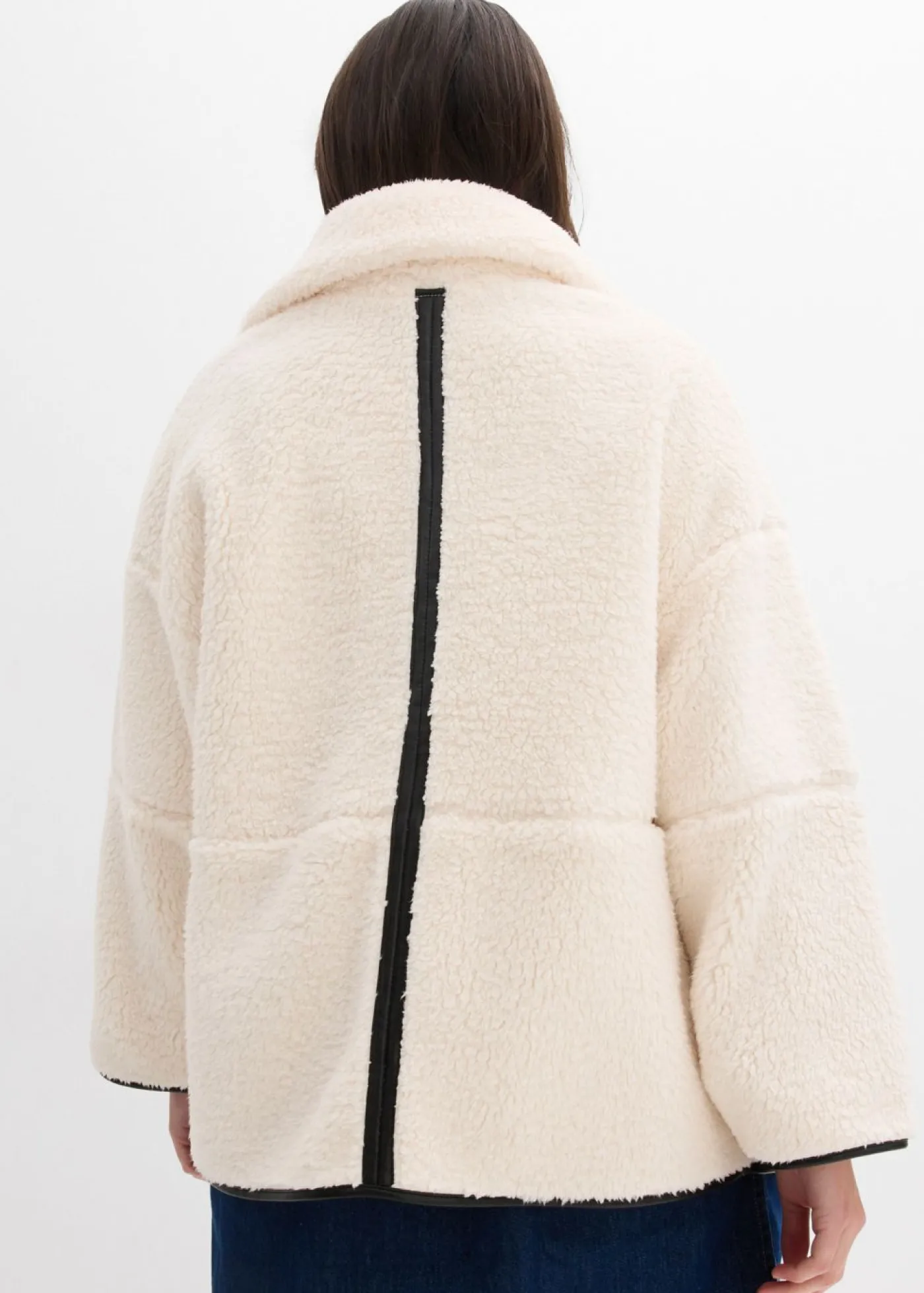 Sale Chaqueta polar con corte holgado Mujer Chaquetas Y Abrigos