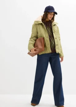 Hot Chaqueta premamá ligera 3 en 1 con forro polar e inserto de porteo Mujer Premamá