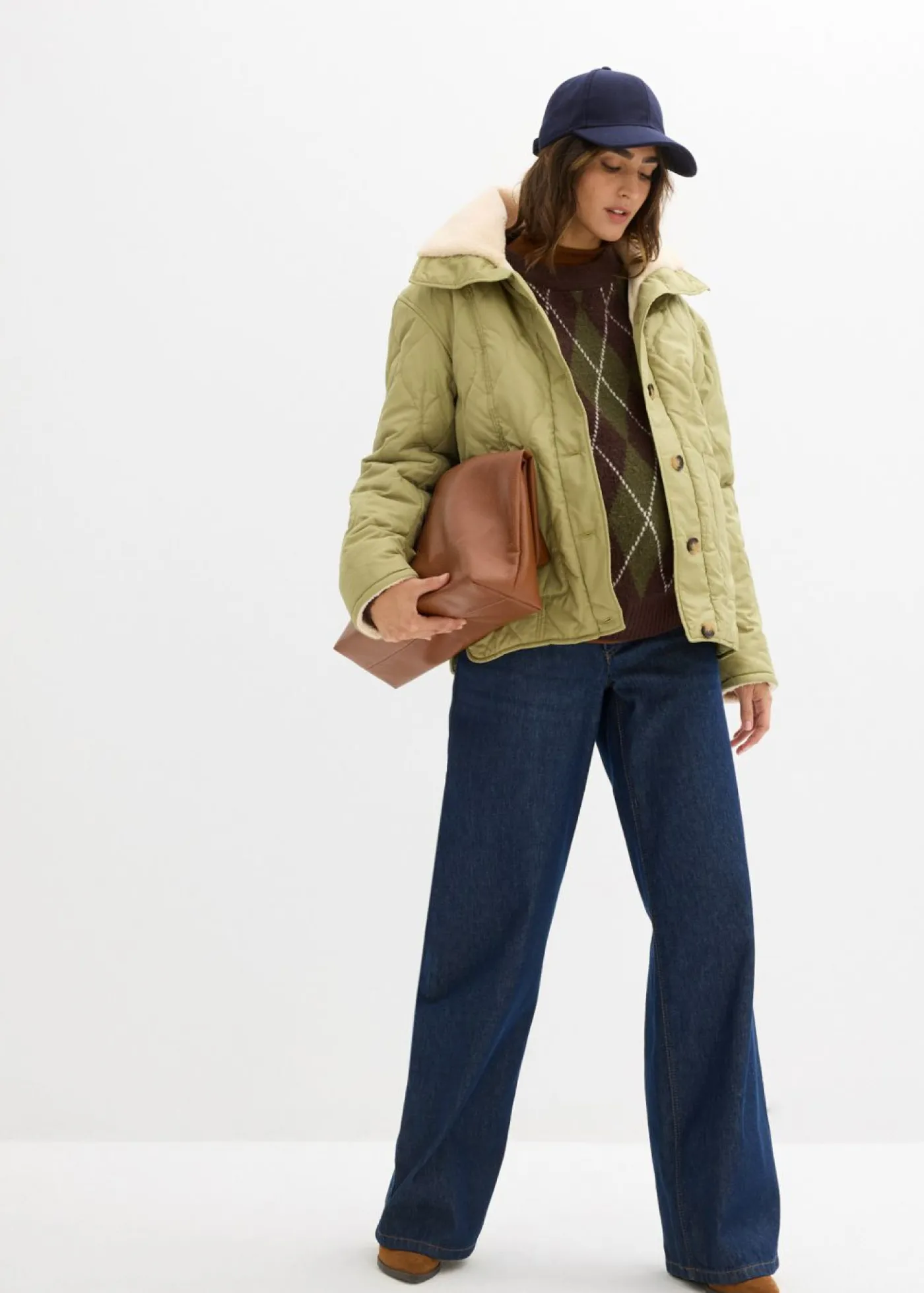 Hot Chaqueta premamá ligera 3 en 1 con forro polar e inserto de porteo Mujer Premamá