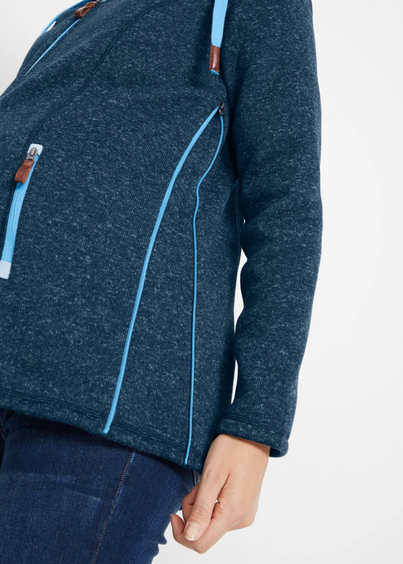 Discount Chaqueta premamá/de porteo de tejido polar Mujer Premamá