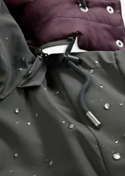 Online Chaqueta repelente al agua para exteriores con aspecto 2 en 1 Mujer Chaquetas Y Abrigos