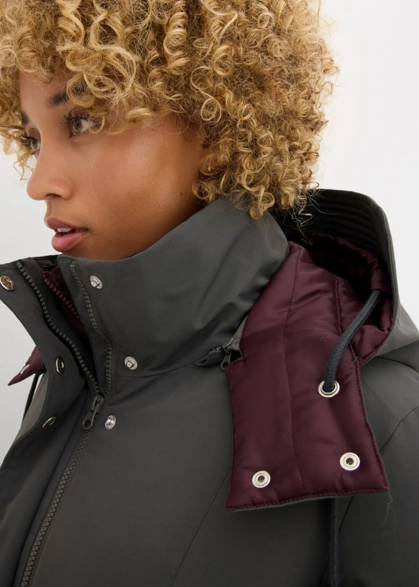 Online Chaqueta repelente al agua para exteriores con aspecto 2 en 1 Mujer Chaquetas Y Abrigos