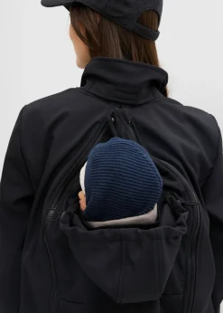 Clearance Chaqueta softshell 4 en 1 con inserto para bebé en la parte delantera y trasera Mujer Premamá